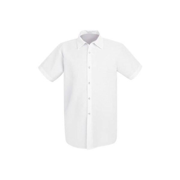 Chef Designs Long Cook Shirt, White, Spun Polyester Poplin, M